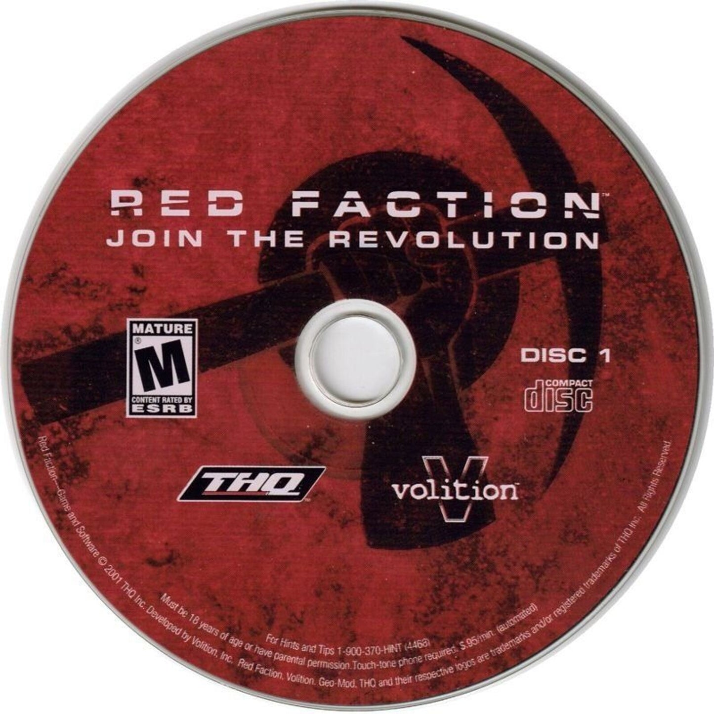 Red Faction Microsoft Windows PC CD