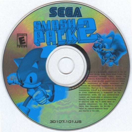 Sega Smash Pack 2 Microsoft Windows PC CD