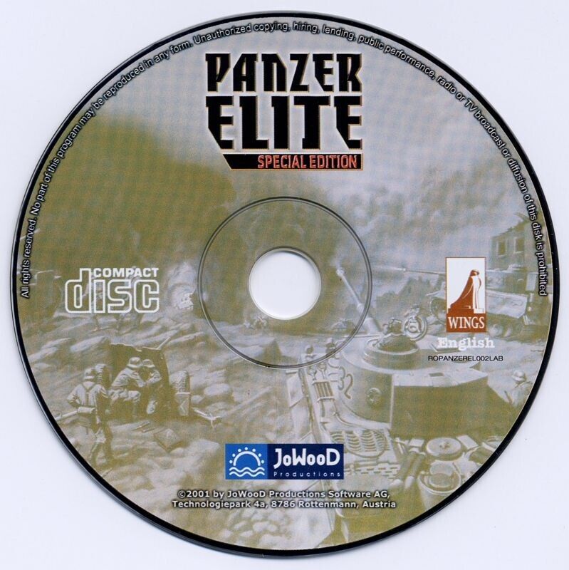 Panzer Elite Special Edition  Microsoft Windows PC CD