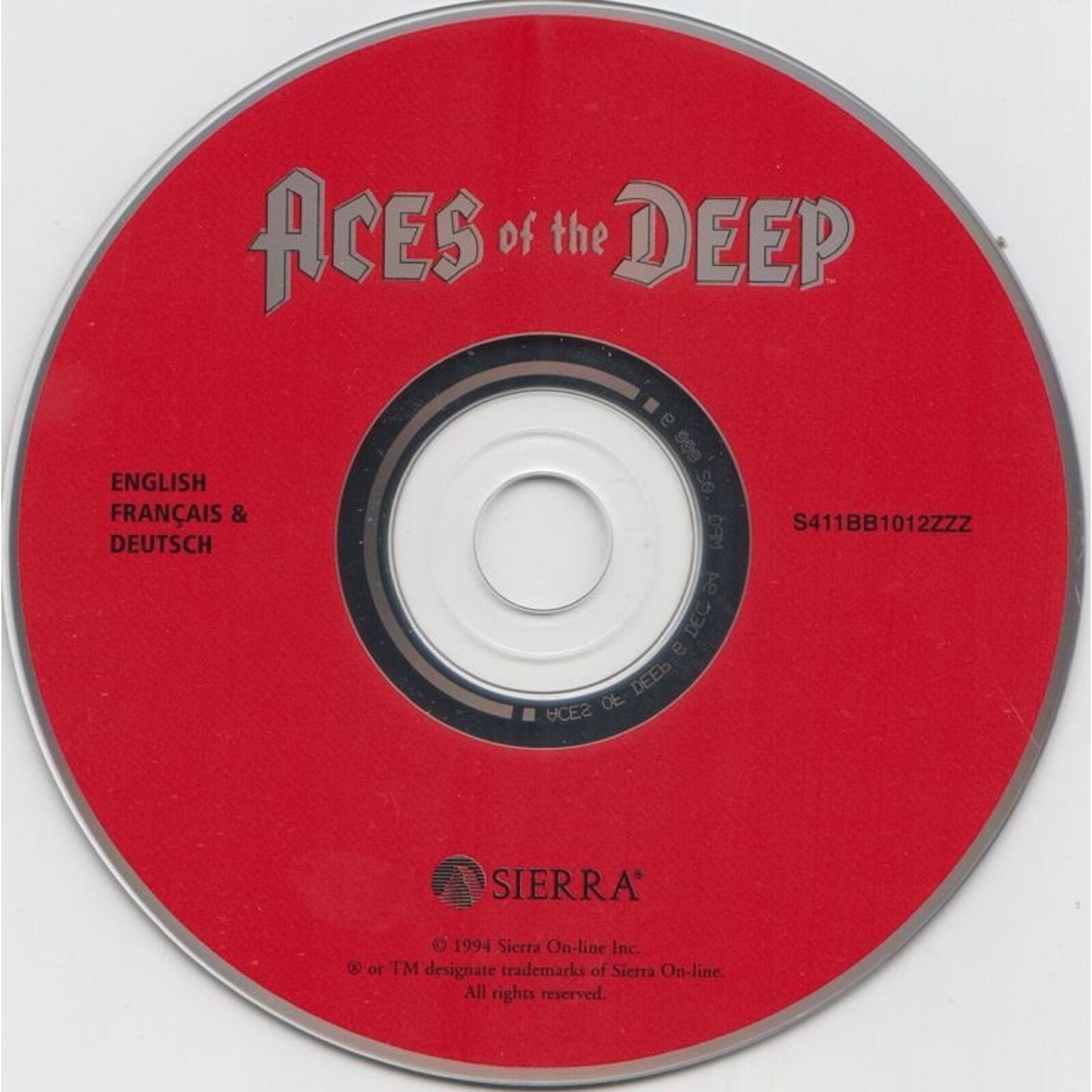 Aces of the Deep Microsoft Windows PC CD