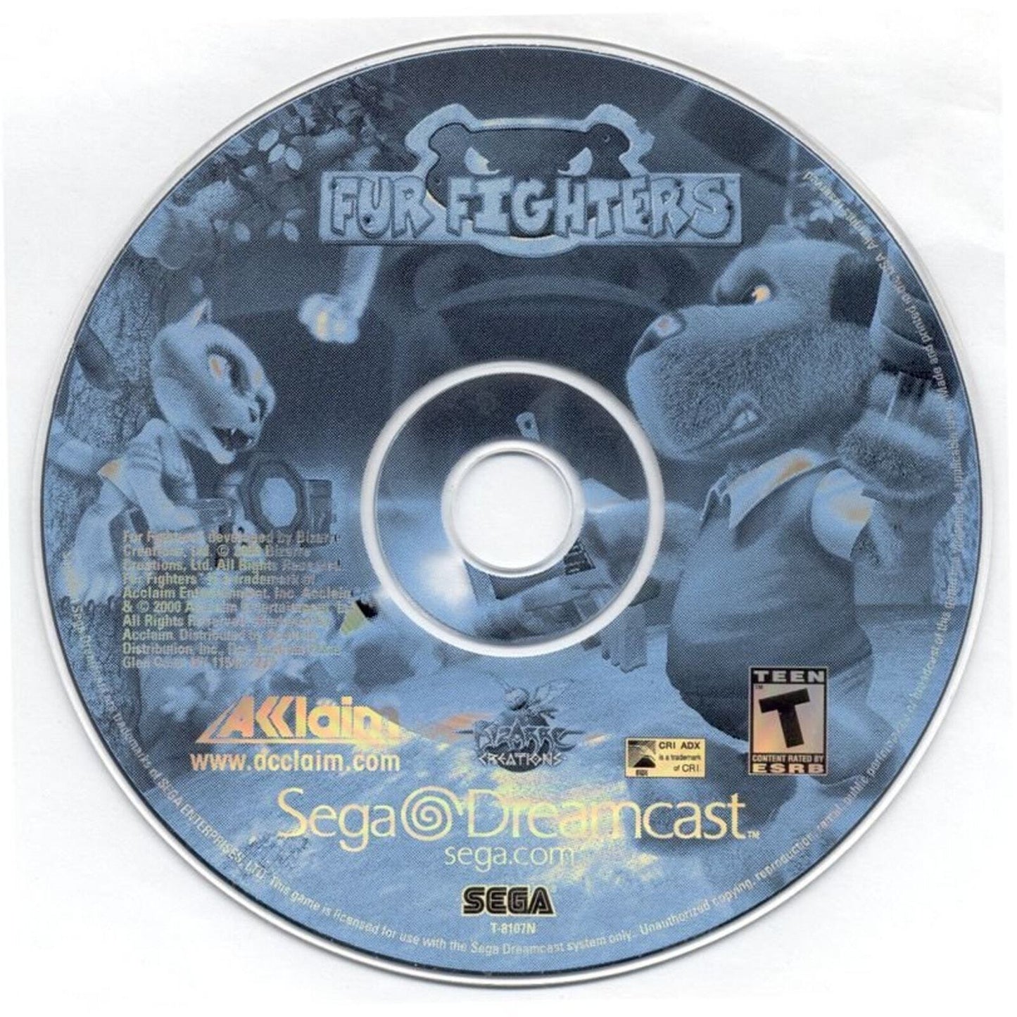 Fur Fighters Sega Dreamcast