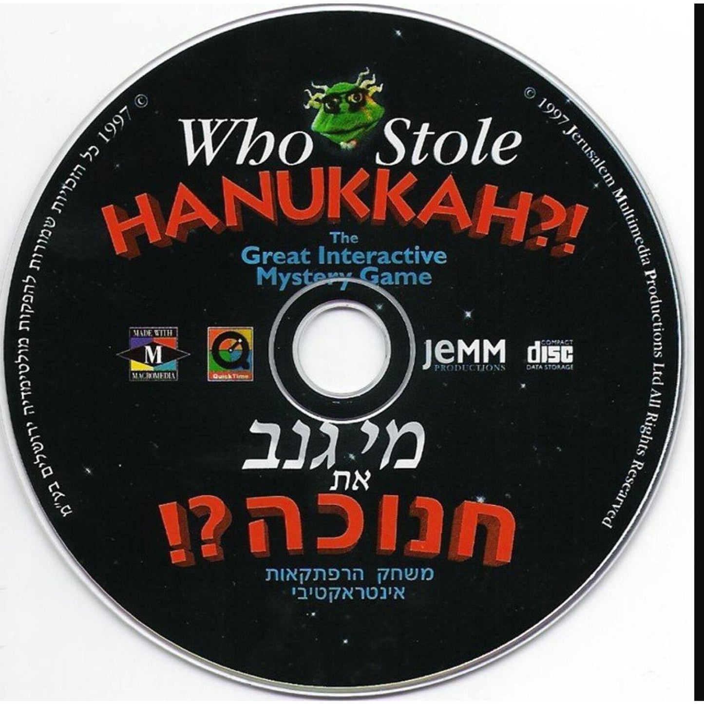 Who Stole Hanukkah Microsoft Windows PC CD