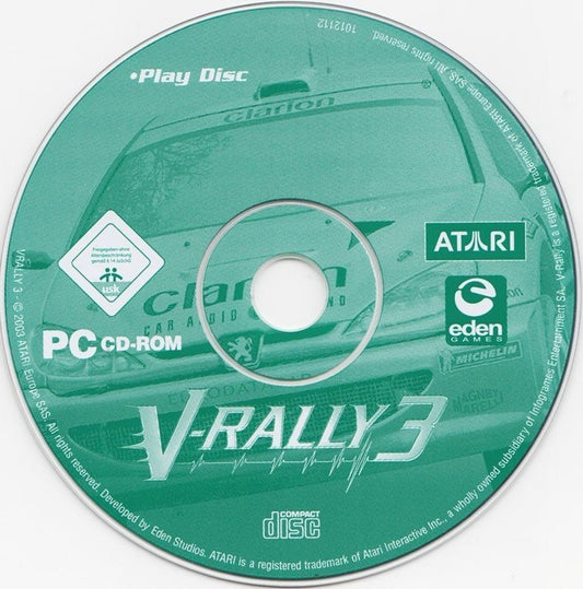 V-Rally 3 Microsoft Windows PC CD