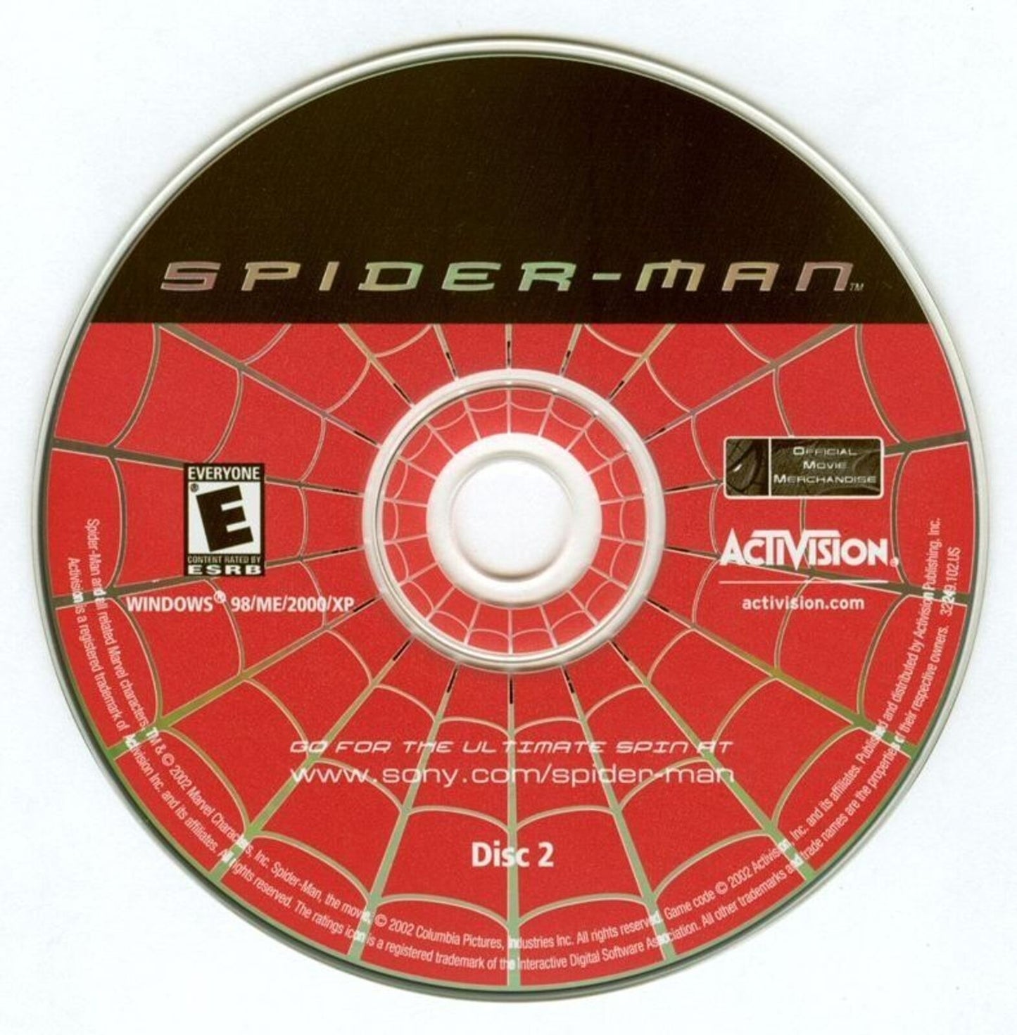 Spider-Man 2002 Microsoft Windows PC CD Capcom Treyarch Activision