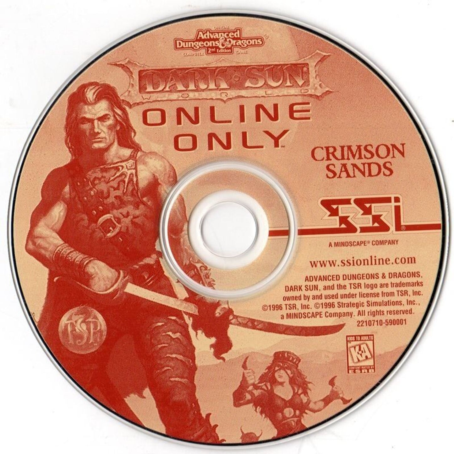 AD&D Dark Sun Online: Crimson Sands Microsoft Windows PC CD