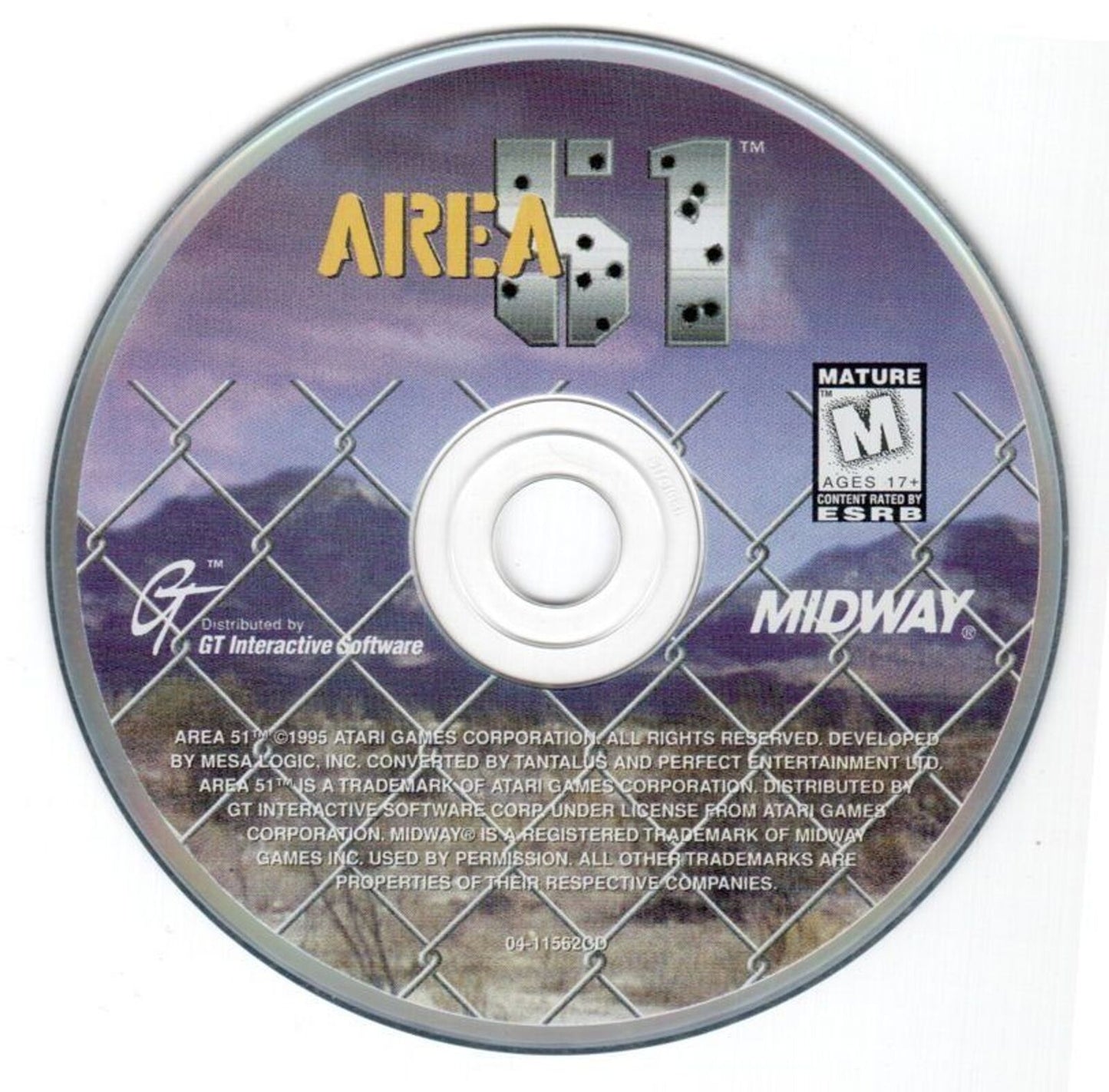 Area 51 Microsoft Windows PC CD