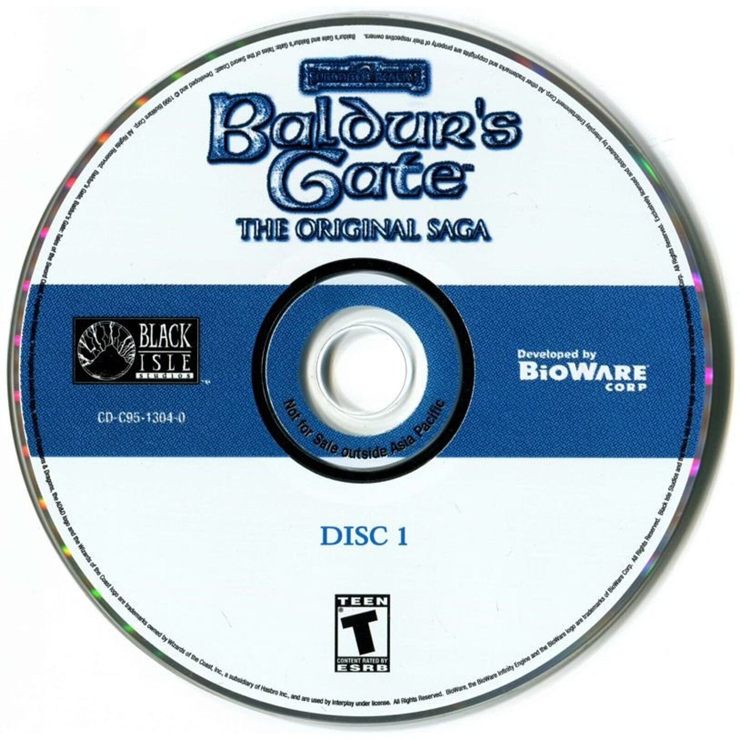 Baldur's Gate - The Original Saga (World) (Disc 1) Microsoft Windows PC CD