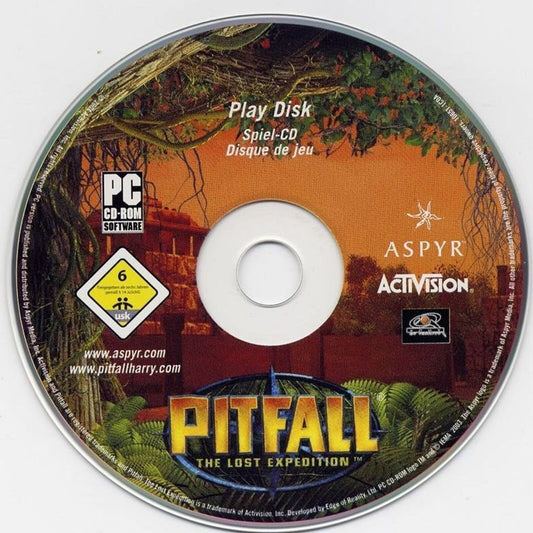 Pitfall The Lost Expedition Microsoft Windows PC CD