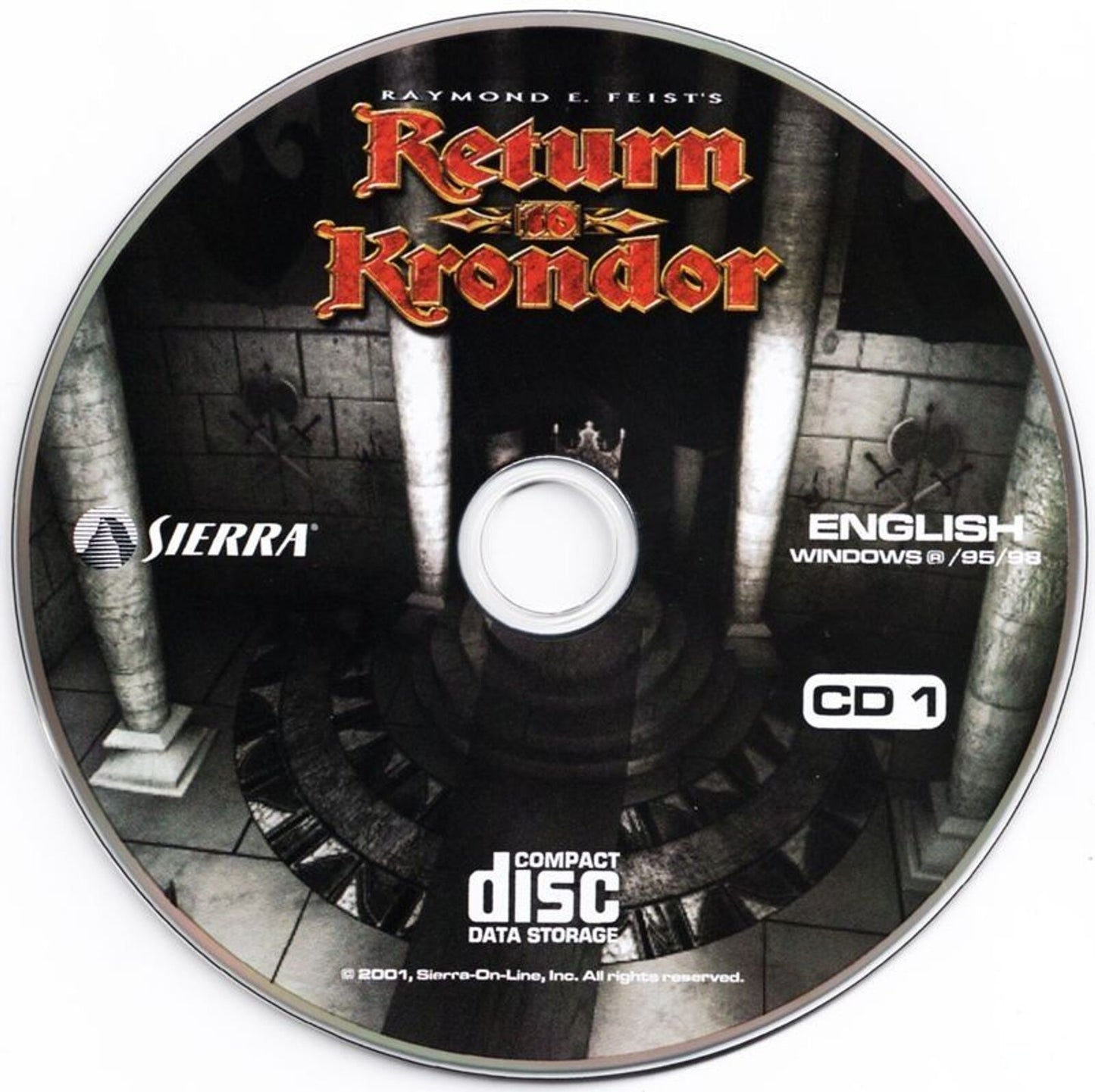 Return To Krondor Microsoft Windows PC CD