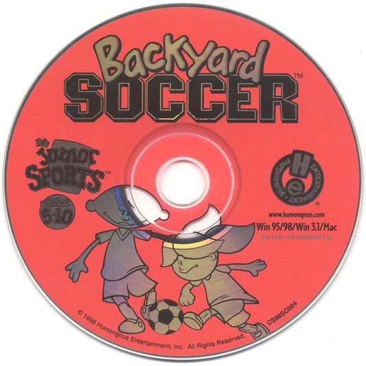 BACKYARD SOCCER Microsoft Windows PC CD