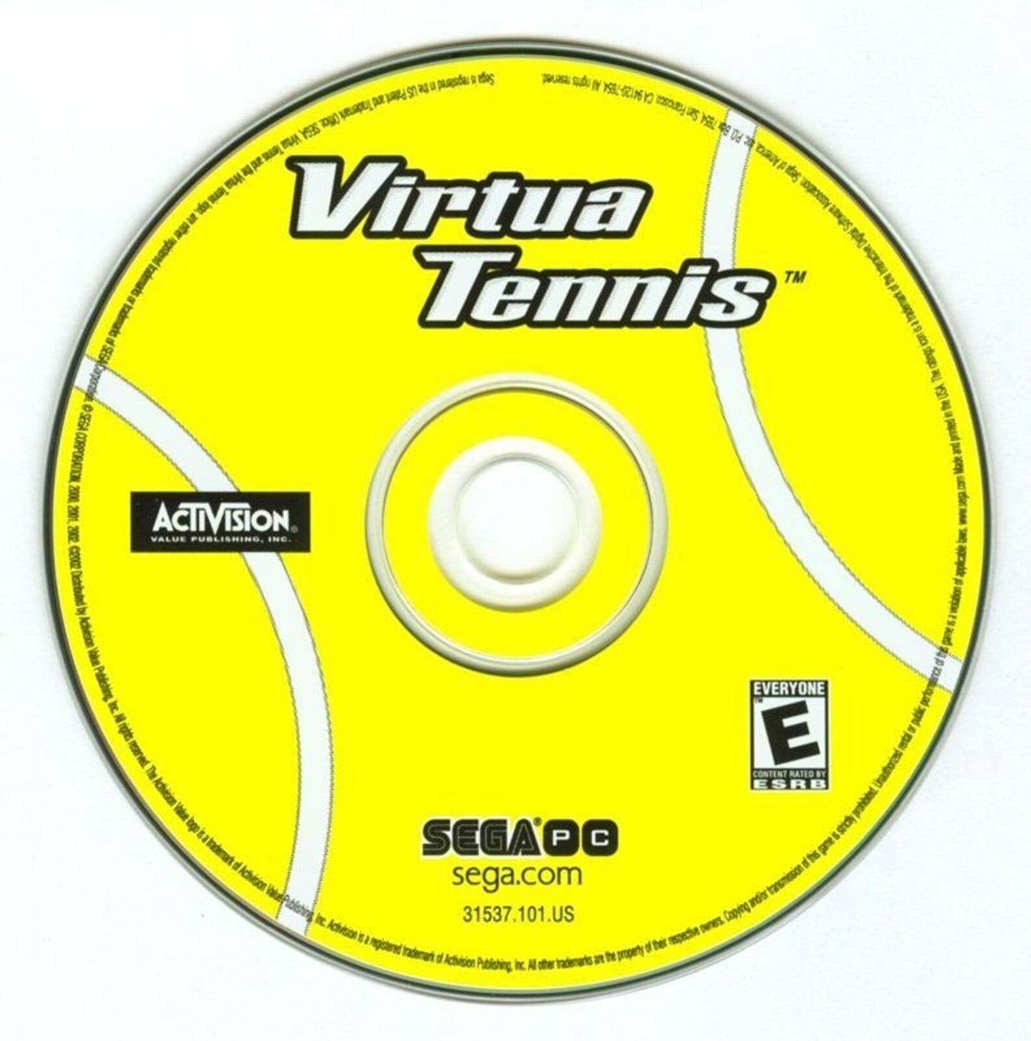 Virtua Tennis Microsoft Windows PC CD